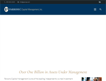 Tablet Screenshot of parsonscapital.com